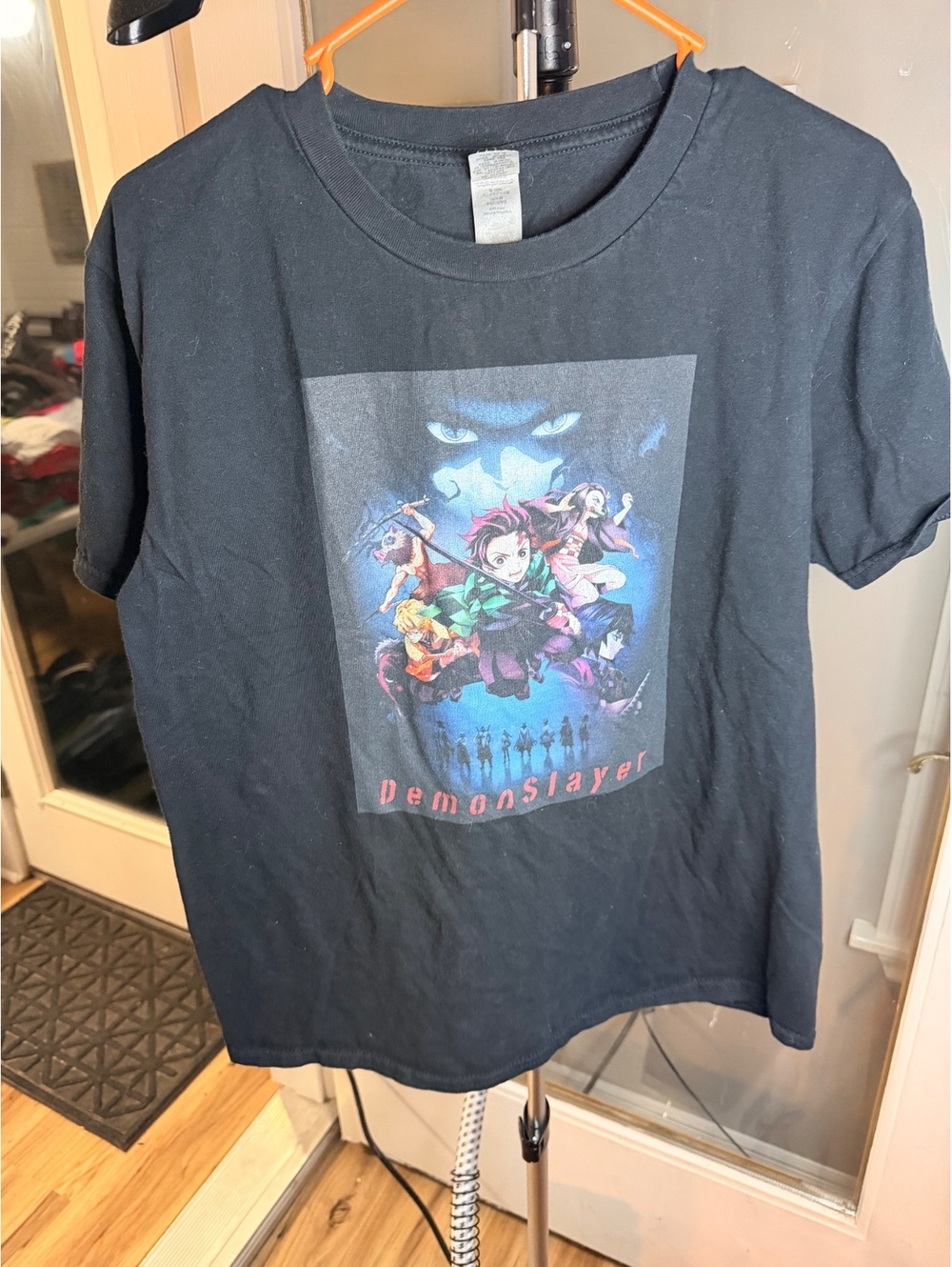 Demon Slayer Graphic T Shirt Black